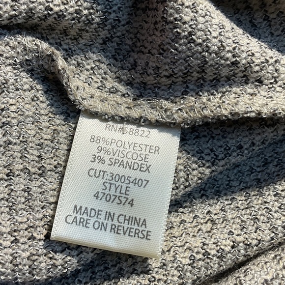 Max Studio Light Gray Cowl Neck Sweater - Picture 7 of 7